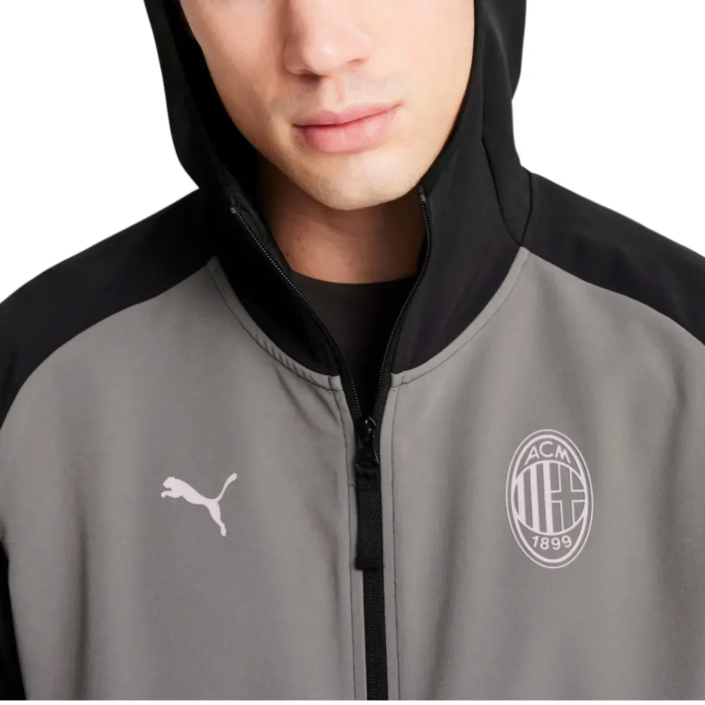 AC Milan woven presentation soccer jacket 2024/25 - Puma